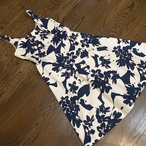 Donna Ricco navy and White Midi - Picture 5 of 13